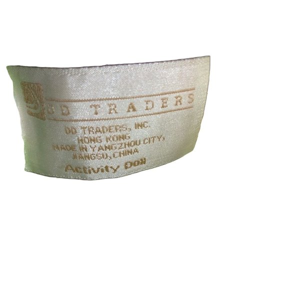 Learning Activity Doll  Button  Zip  Buckle Tie  13 inch  Soft Doll - Picture 5 of 6